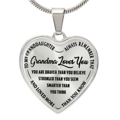 Mamie t'aime - Collier cœur