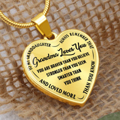 Mamie t'aime - Collier cœur