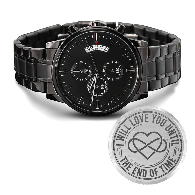 Je t'aimerai jusqu'à la fin des temps – Montre pour homme