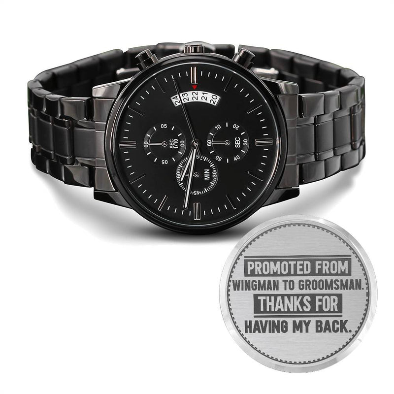 Garçon d'honneur : de l'ombre au premier plan – Montre pour homme