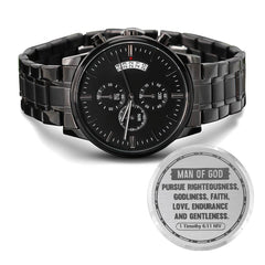 Homme de Dieu (1 Timothée 6:11) – Montre pour hommes