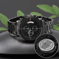 Le fer aiguise le fer (Proverbes 27:17) – Montre pour hommes