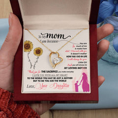 Tu es mon rayon de soleil - Collier Amour Éternel