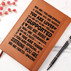 Encouragement – Carnet en cuir