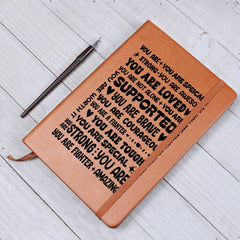 Encouragement – Carnet en cuir