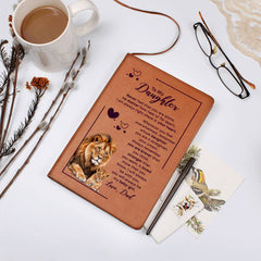 À ma fille ta couronne – Carnet en cuir