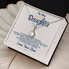 Ma petite fille pour toujours – Collier Espoir Éternel