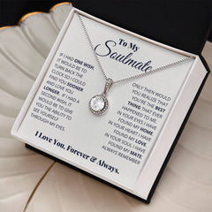 À Mon Âme Sœur - Collier Espoir Éternel