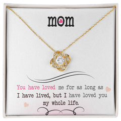 Toute ma vie – Collier Nœud d'Amour