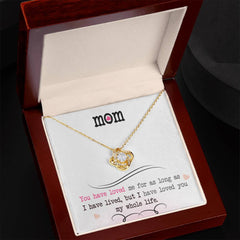 Toute ma vie – Collier Nœud d'Amour