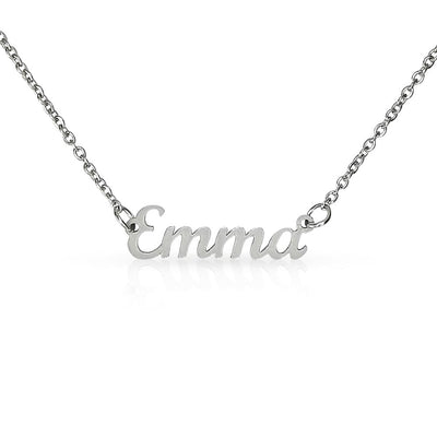 Collier prénom style classique