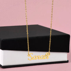 Collier prénom style classique
