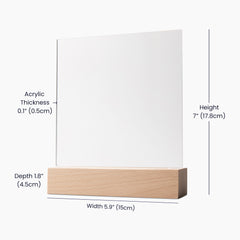 À Ma Magnifique Épouse – Carré Acrylique