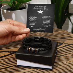 À mon garçon, rêves de diplôme (Je t'aime) – Bracelet