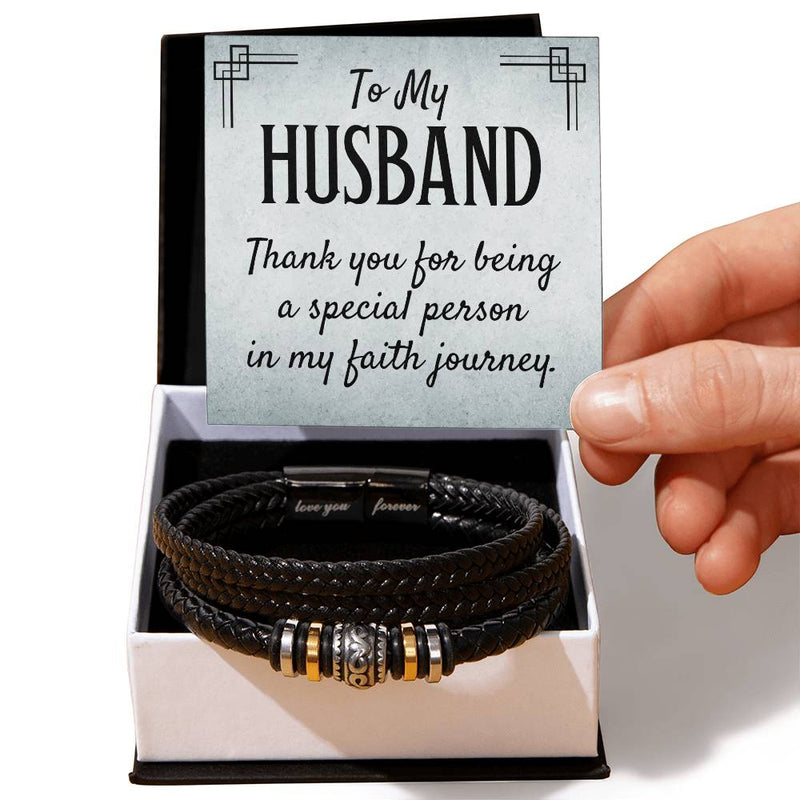 Être Spécial - Bracelet en Cuir pour Hommes