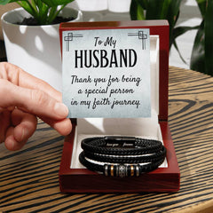 Être Spécial - Bracelet en Cuir pour Hommes