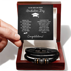À mon garçon, rêves de diplôme (Je t'aime) – Bracelet