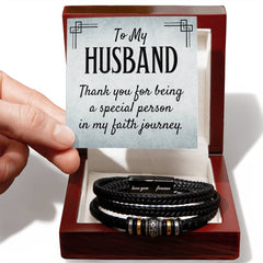 Être Spécial - Bracelet en Cuir pour Hommes