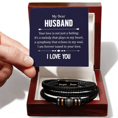Votre amour n'est pas qu'un sentiment - Bracelet en Cuir Pour Hommes