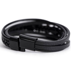 Mon Unique Amour - Bracelet croisé en cuir