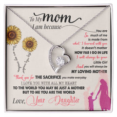 Tu es mon rayon de soleil - Collier Amour Éternel