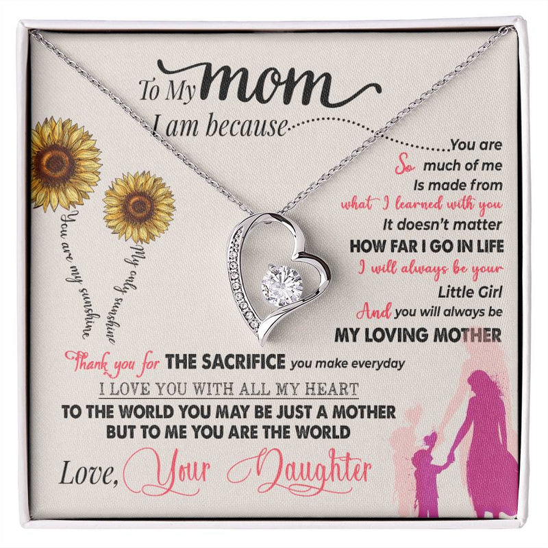 Tu es mon rayon de soleil - Collier Amour Éternel