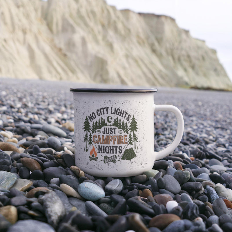 Pas de lumières de la ville - Tasse de camping